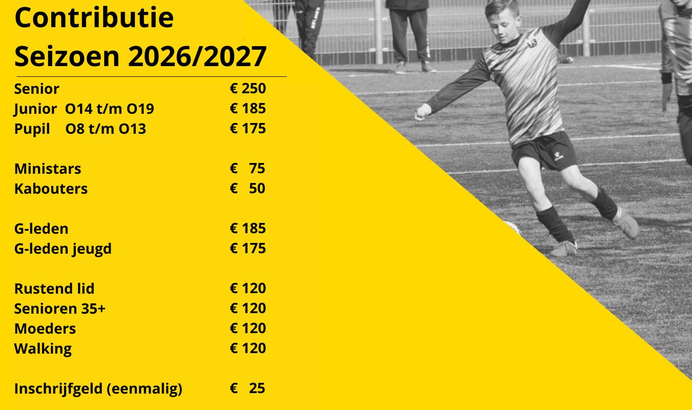 Contributie 2026/2027
