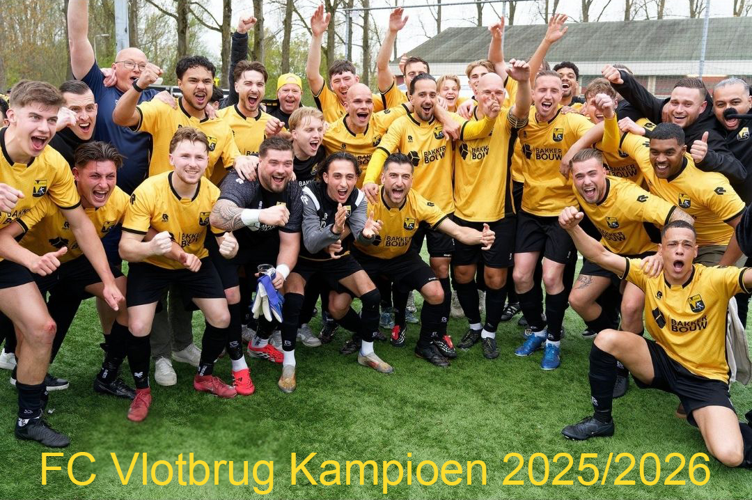 FC Vlotbrug kampioen 5e klasse E