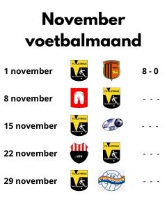 November voetbalmaand