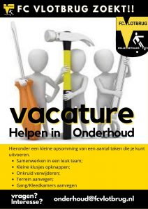 Onderhoudsvrijwilligers gezocht